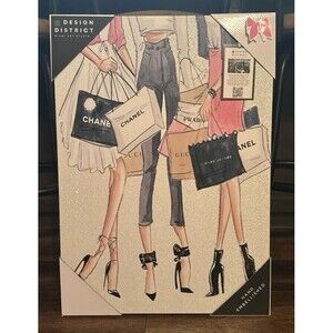 Design District Chanel Shopping Spree Canvas Wall Art